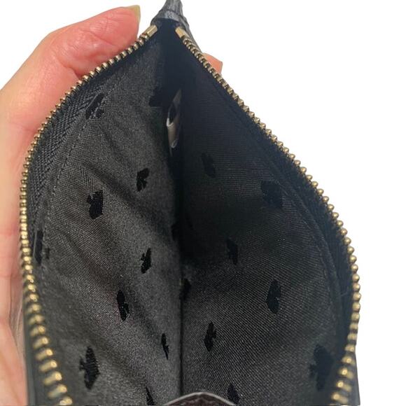 New KATE SPADE New York Darcy Black L-Zip Cardholder - Picture 4 of 5
